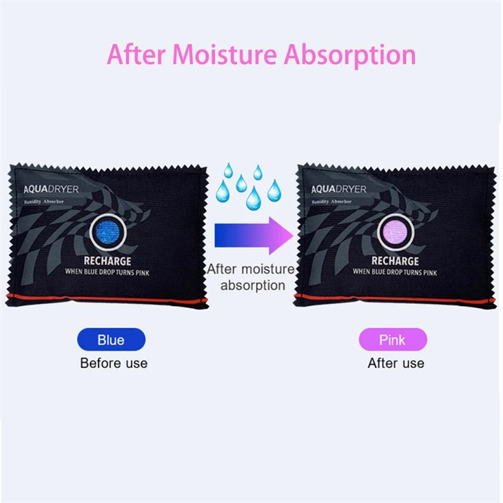 Bulk reusable car interior dehumidifier bag